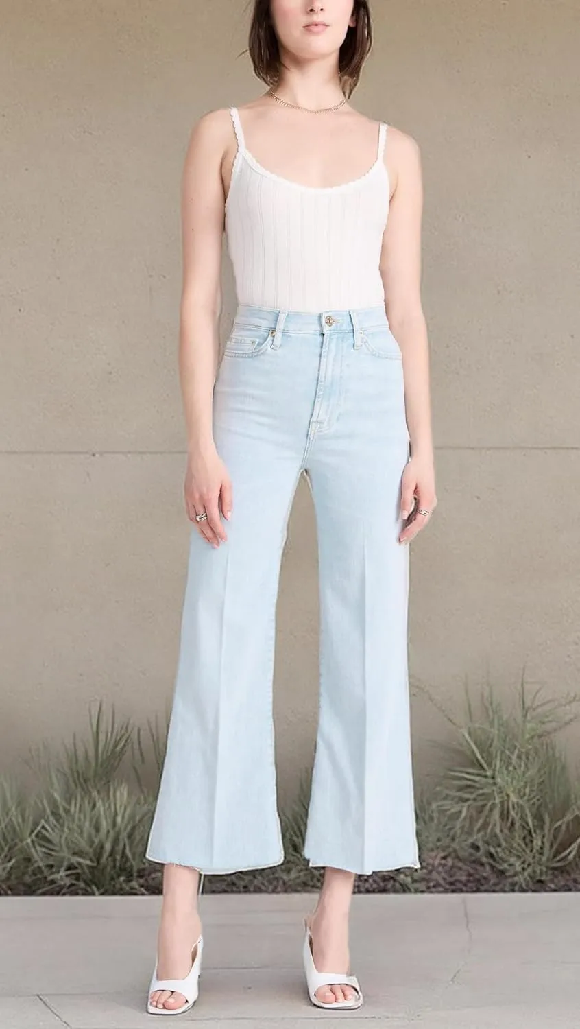 7 For All Mankind Women's Uhr Cropped Jo Jeans
