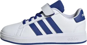 adidas Unisex-Child Grand Court 2.0 Elastic Lace & Strap Sneaker