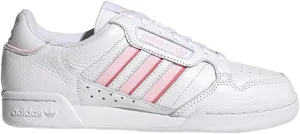 adidas Womens Continental 80 Stripes Lace Up Sneakers Shoes Casual - White - Size 10 M