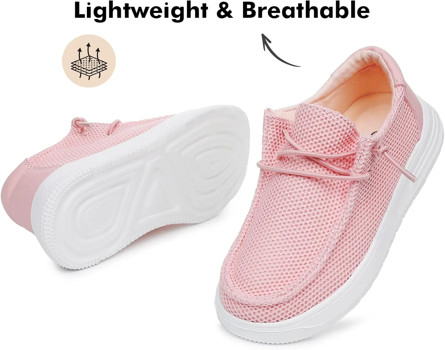 Ahannie Kids Slip On Loafers for Boys and Girls – Casual Shoes Lightweight Breathable Dress Shoes for Toddler, Little Kid, Big Kid