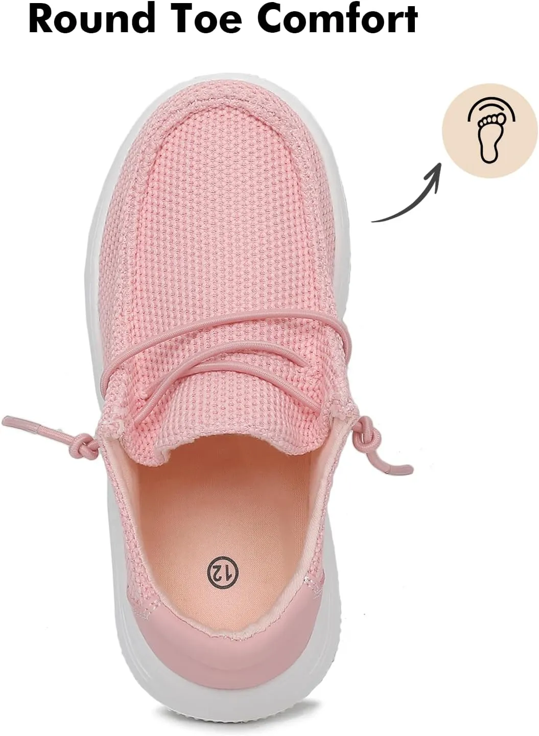 Ahannie Kids Slip On Loafers for Boys and Girls – Casual Shoes Lightweight Breathable Dress Shoes for Toddler, Little Kid, Big Kid