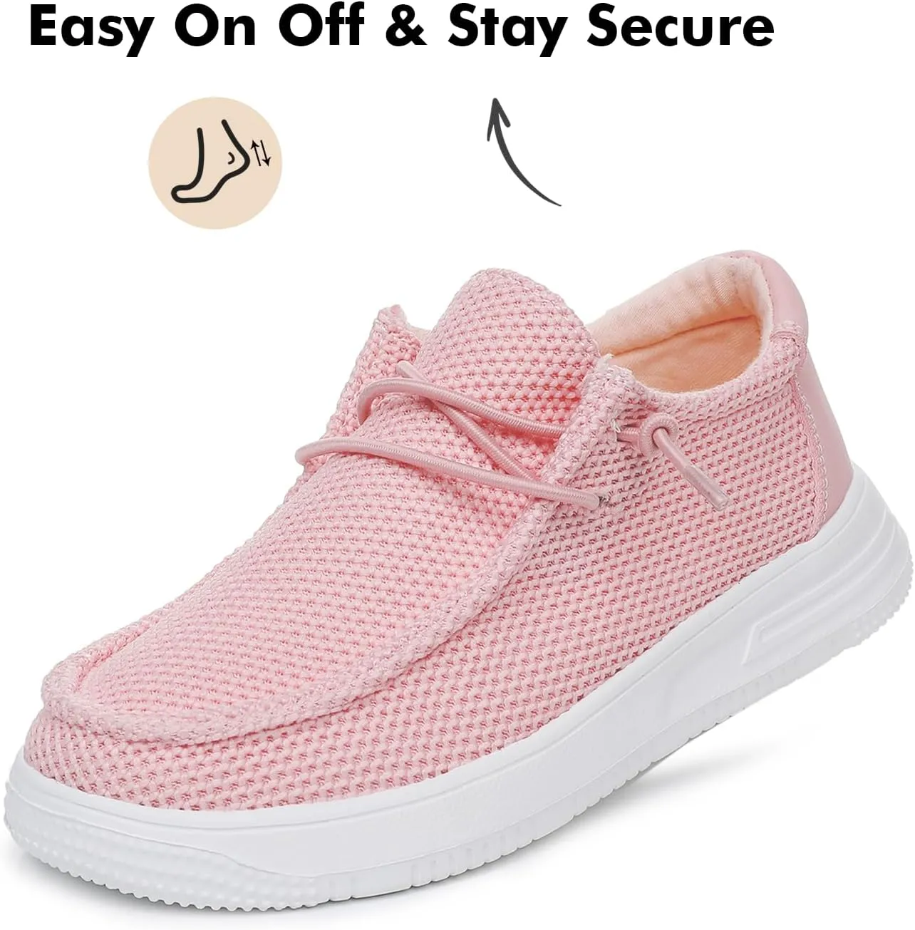 Ahannie Kids Slip On Loafers for Boys and Girls – Casual Shoes Lightweight Breathable Dress Shoes for Toddler, Little Kid, Big Kid