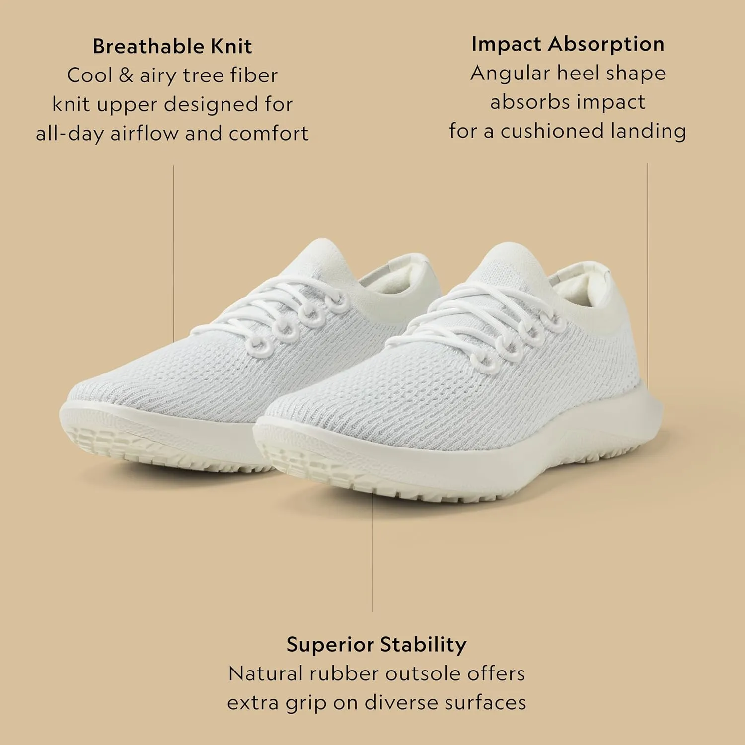 Allbirds Women's Tree Dasher 2, Active Running & Walking Sneakers