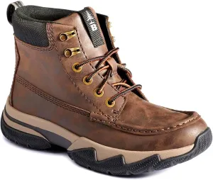 BASS OUTDOOR Women's Leather Lace Up Cushioned Insole Water Resistant Boot Hiking
