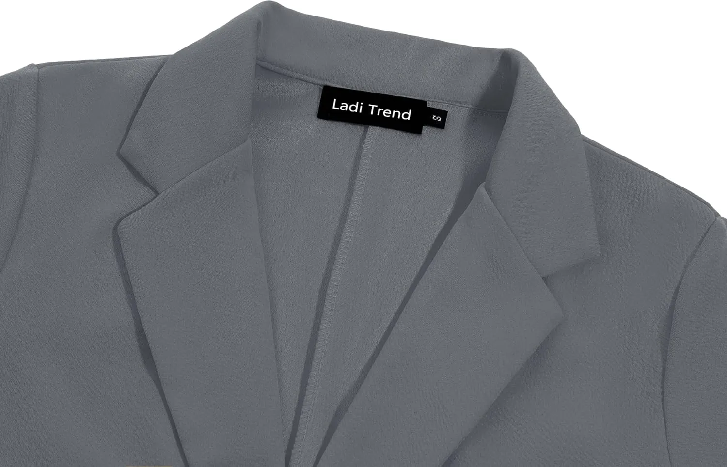 Blazers for Women Long Sleeve Button Front Blazer Notch Lapel Casual Work Office Suit Jackets with Pocket