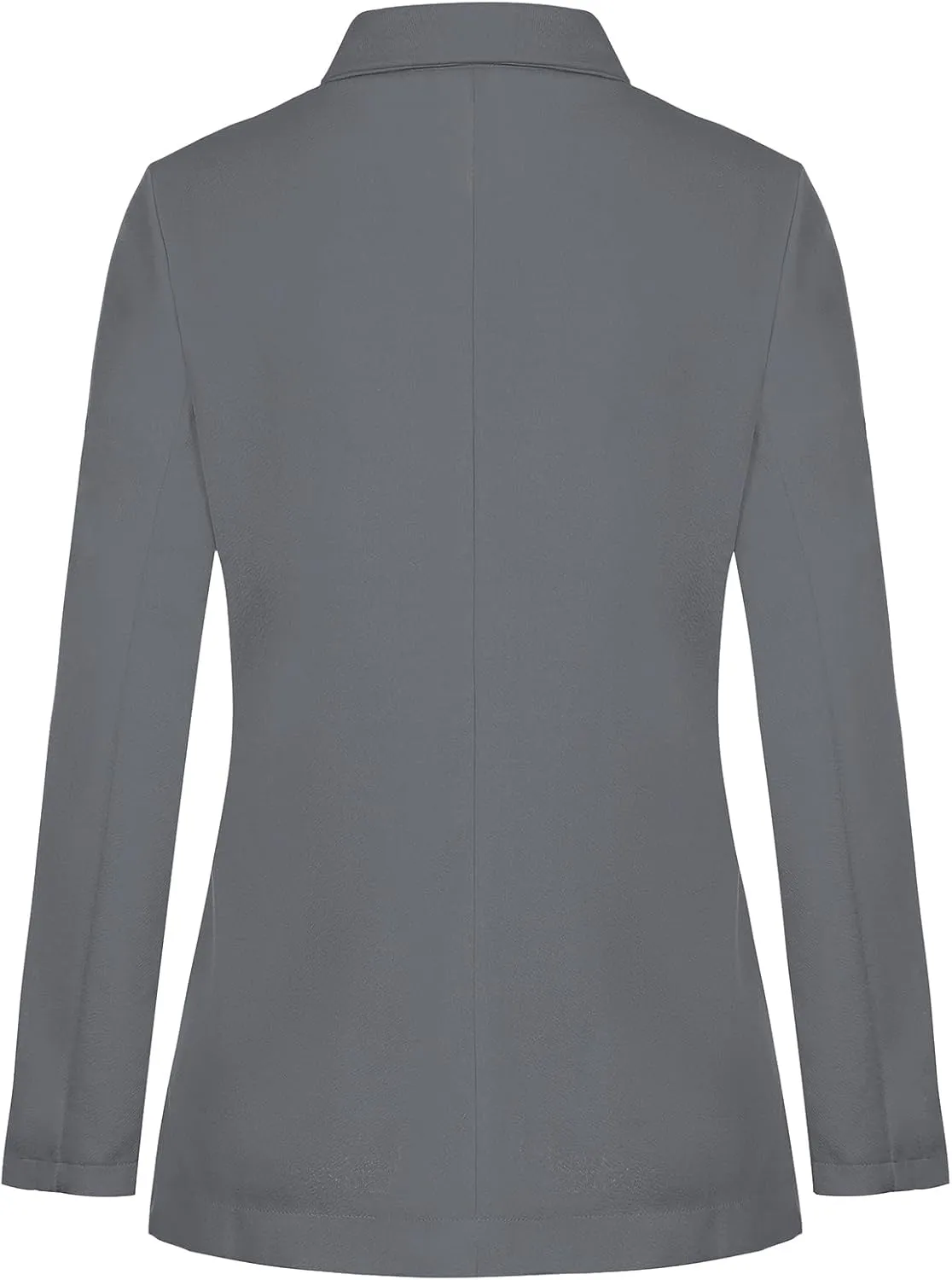 Blazers for Women Long Sleeve Button Front Blazer Notch Lapel Casual Work Office Suit Jackets with Pocket