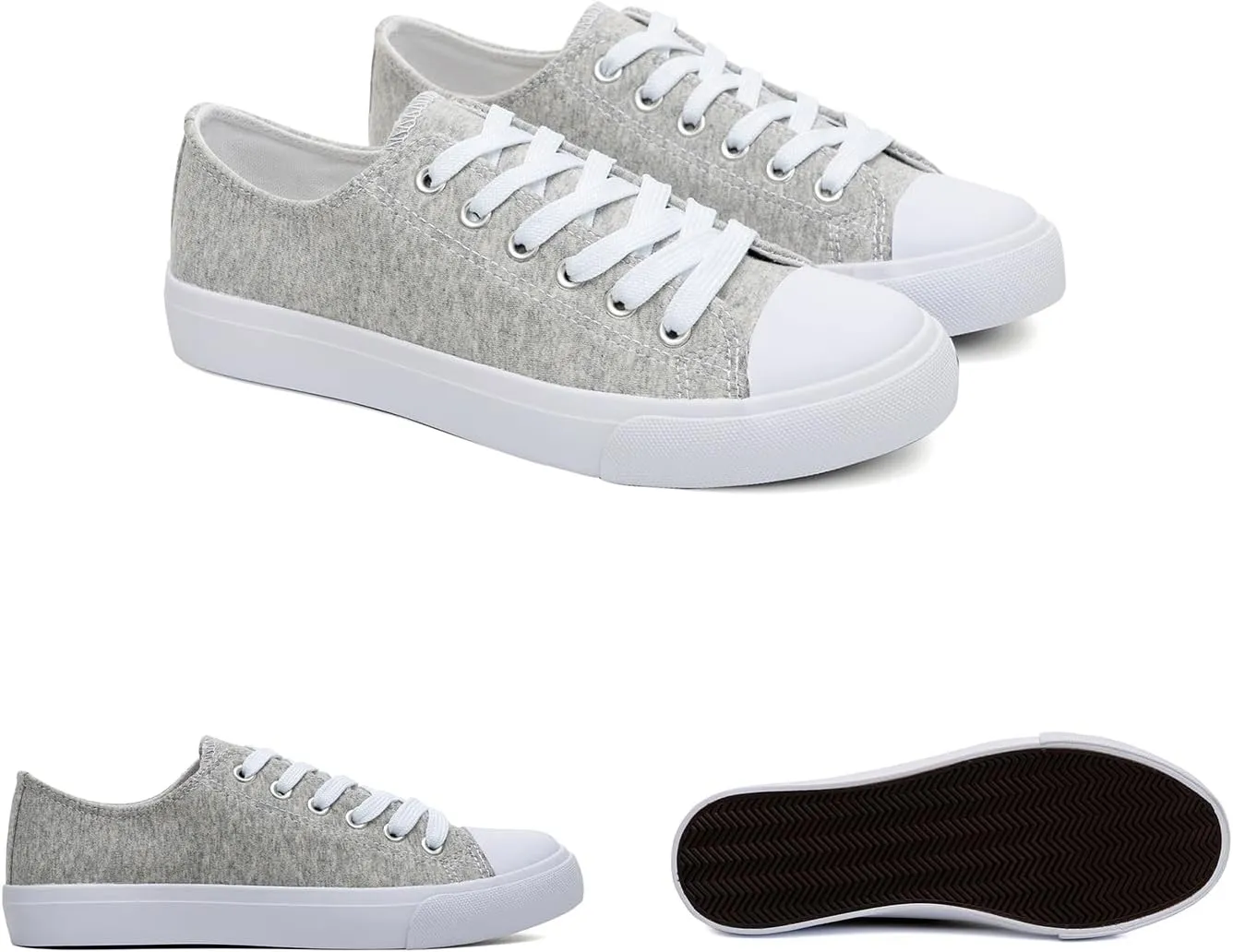Canvas Shoes for Women Casual Low Top Sneakers Fashion Womens Tennis Shoes for Everyday Wear