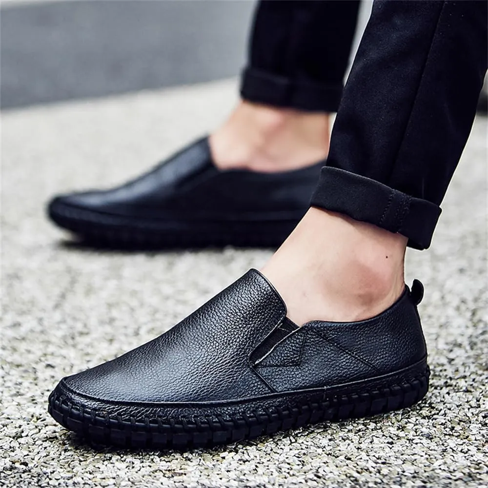 CHUUMEE Men's Penny Loafers Moccasin Driving Shoes Slip on Flats Boat Shoes Handmade Men's Casual Shoes