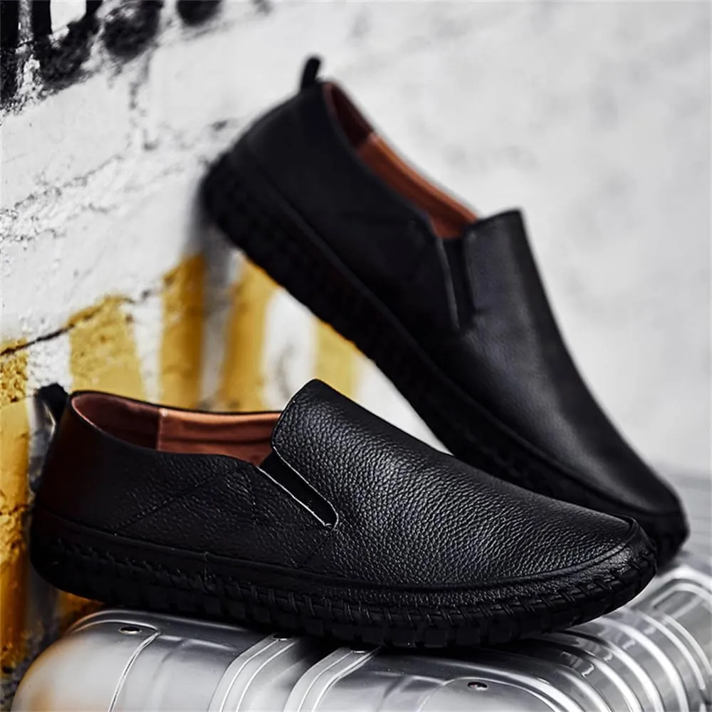 CHUUMEE Men's Penny Loafers Moccasin Driving Shoes Slip on Flats Boat Shoes Handmade Men's Casual Shoes