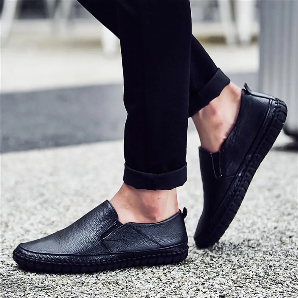 CHUUMEE Men's Penny Loafers Moccasin Driving Shoes Slip on Flats Boat Shoes Handmade Men's Casual Shoes