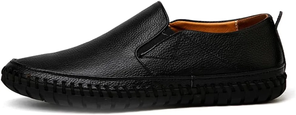 CHUUMEE Men's Penny Loafers Moccasin Driving Shoes Slip on Flats Boat Shoes Handmade Men's Casual Shoes