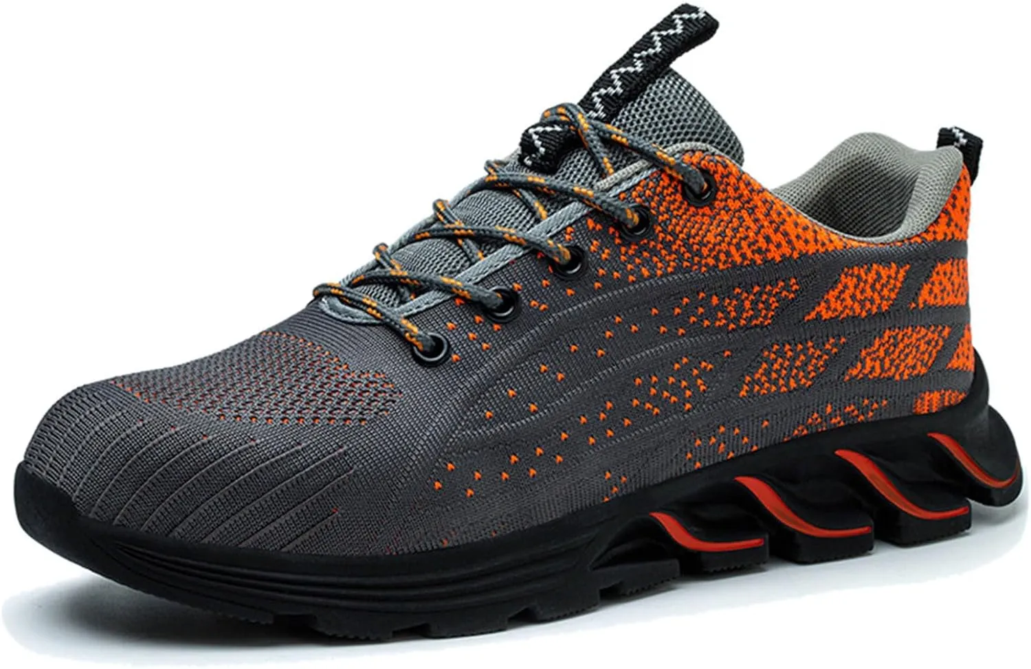 Couple Men's Steel Toe Shoes Men Composite Toe Shoes Comfortable Walking Sneakers Non Slip Work Shoes Indestructible No Show Sneaker Socks Men