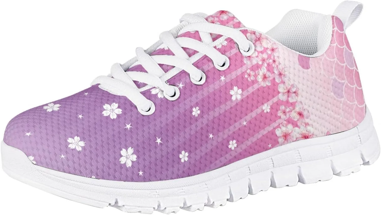 Cumagical Kids Summer Shoes with Laces for Boys Girls Running Sneakers