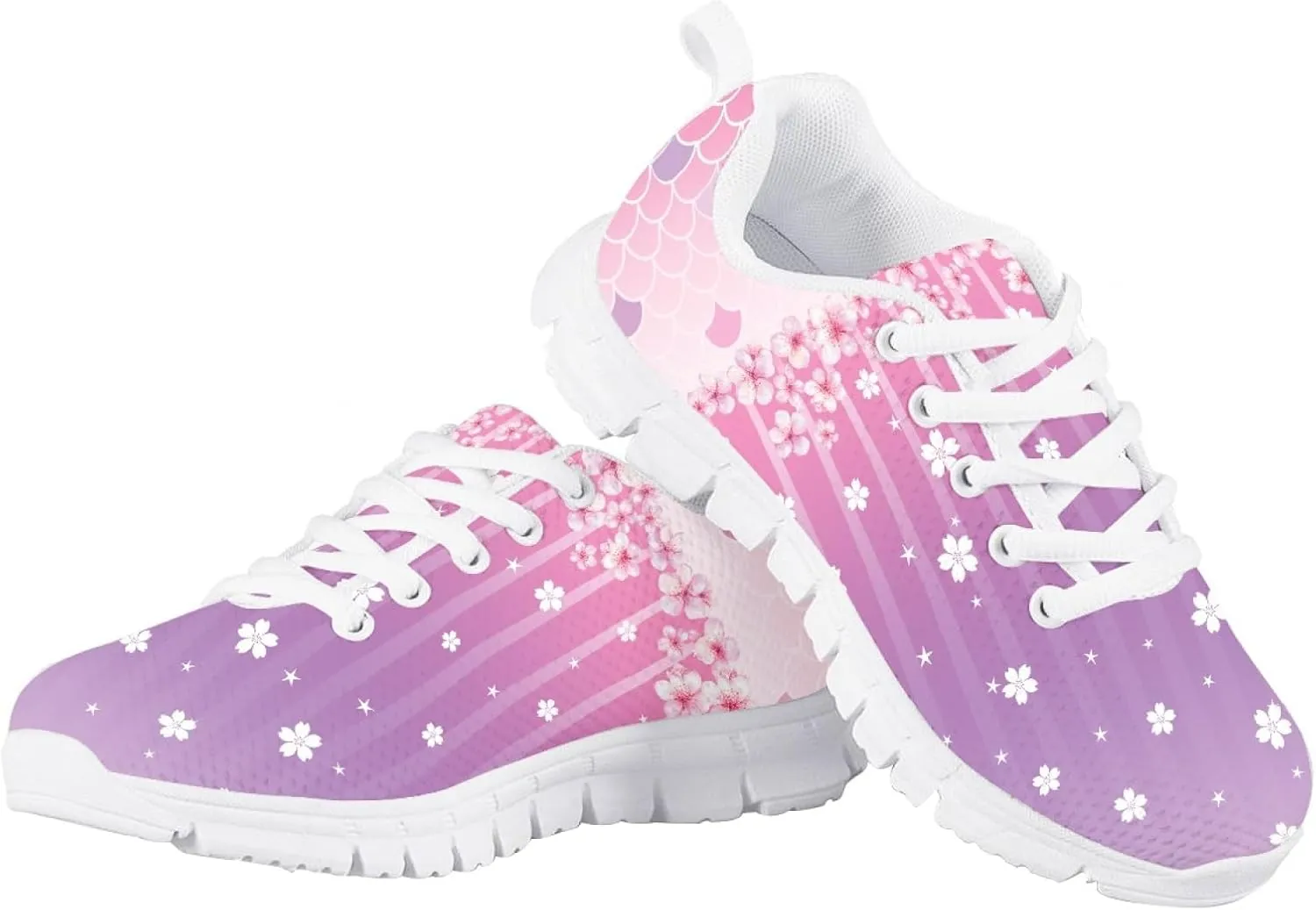 Cumagical Kids Summer Shoes with Laces for Boys Girls Running Sneakers