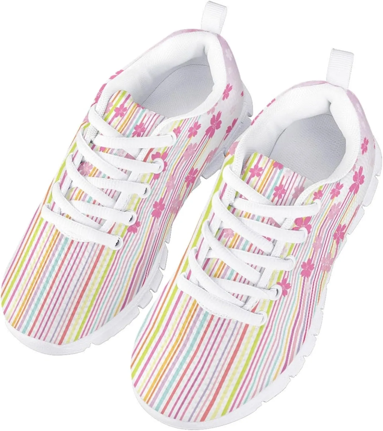 Cumagical Kids Summer Shoes with Laces for Boys Girls Running Sneakers