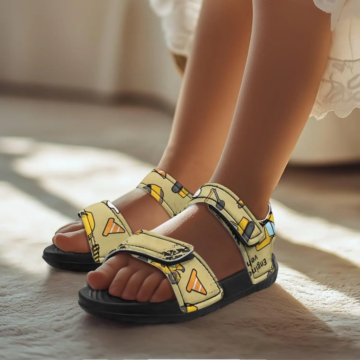 Double Buckle Sandals for Toddlers Water Shoes Girls Boys Sandals Casual Outdoor Athletic Slippers Water Proof