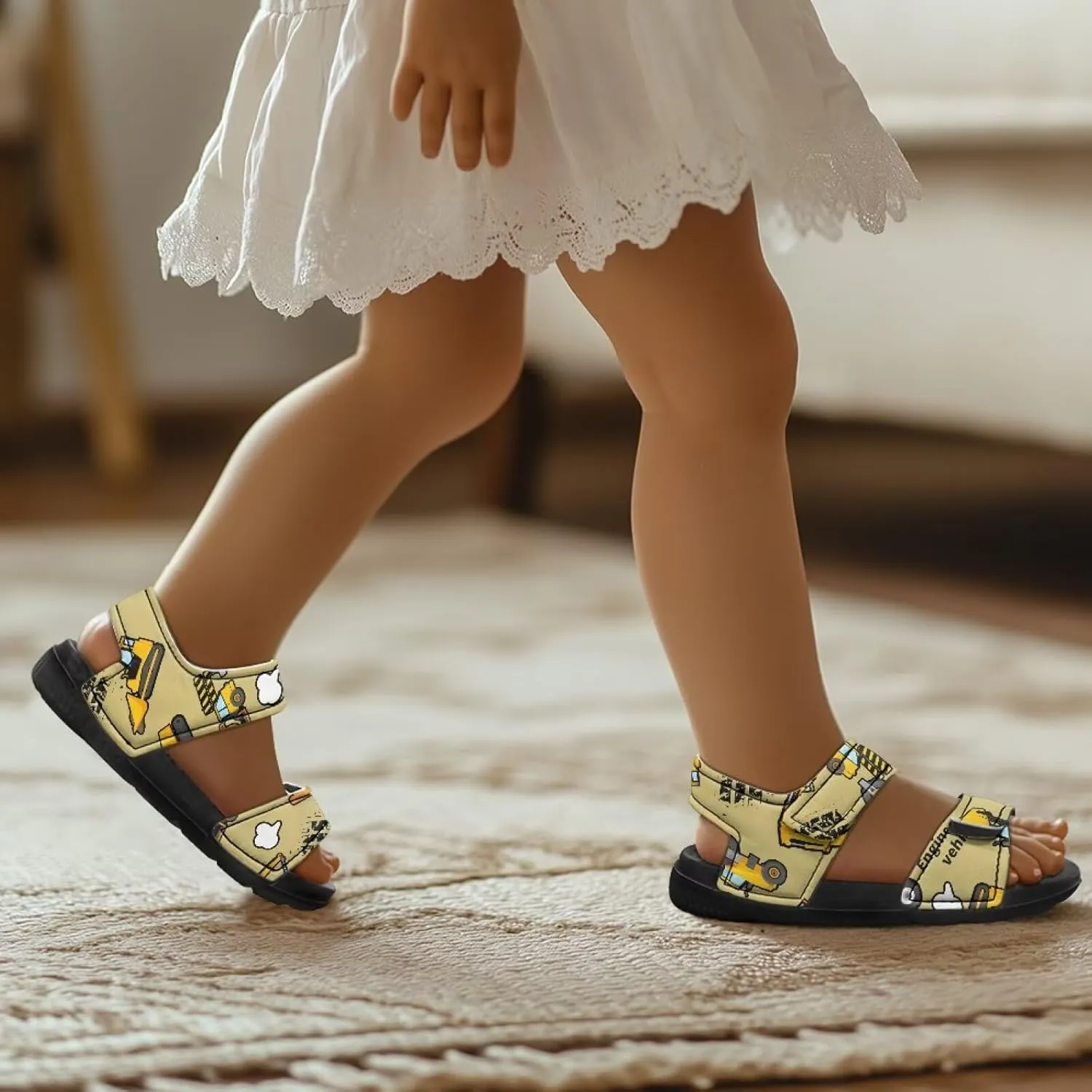 Double Buckle Sandals for Toddlers Water Shoes Girls Boys Sandals Casual Outdoor Athletic Slippers Water Proof