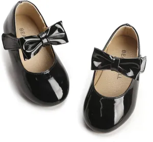 Felix & Flora Toddler Flower Girl Dress Shoes - Girl Ballet Flats Party School Shoes Wedding