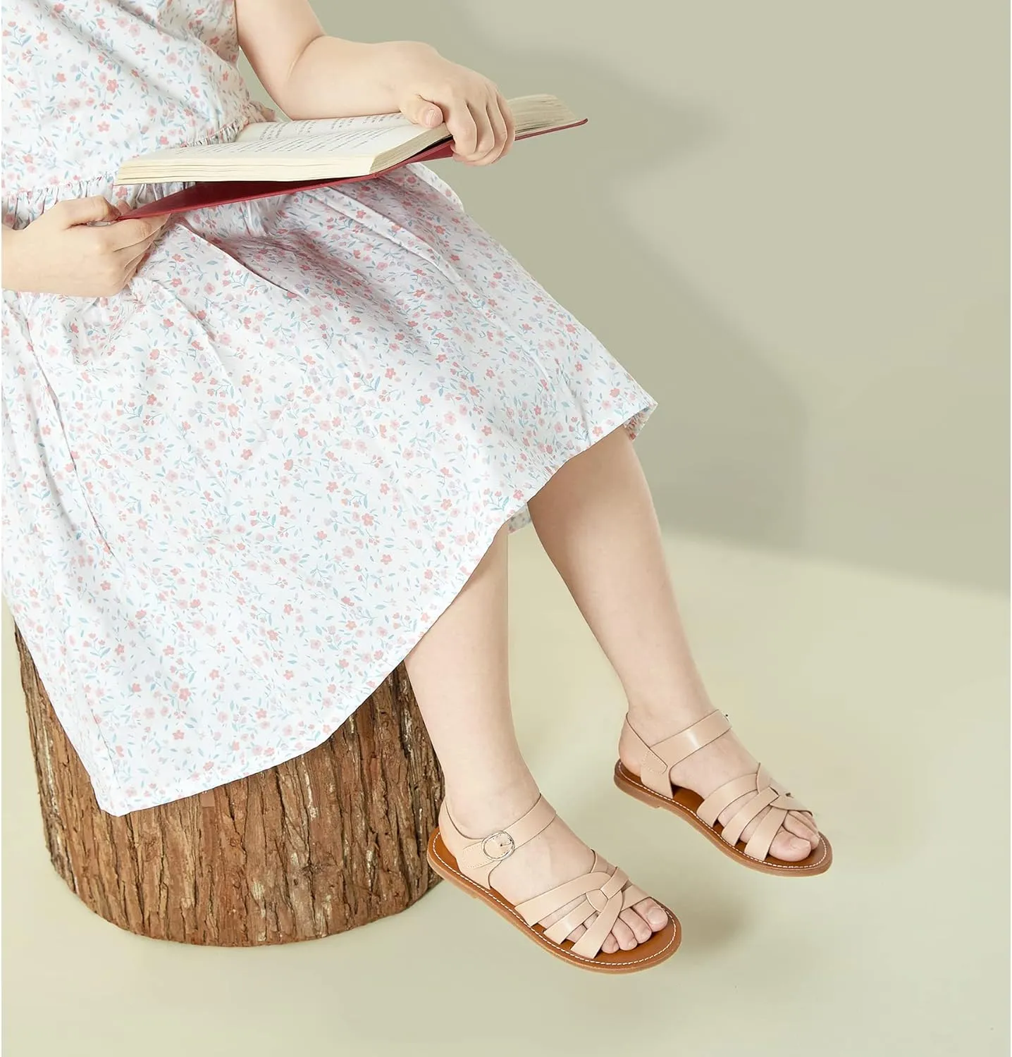 Felix & Flora Toddler Girl Sandals - Little Girl Easter Summer Dress Shoes Lightweight Open Toe Beach Holiday.