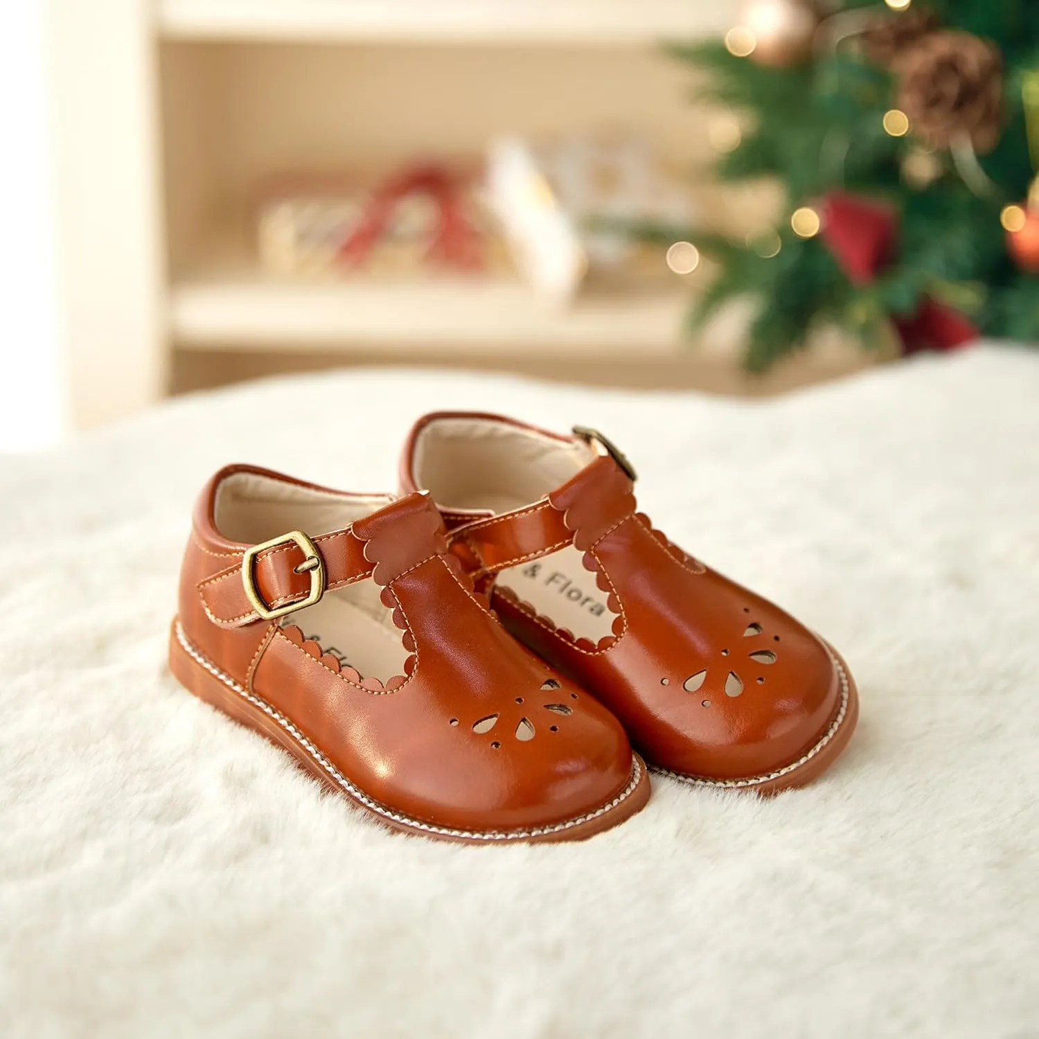 Felix & Flora Toddler Little Girl Mary Jane Dress Shoes - Ballet Flats for Girl Party School Shoes