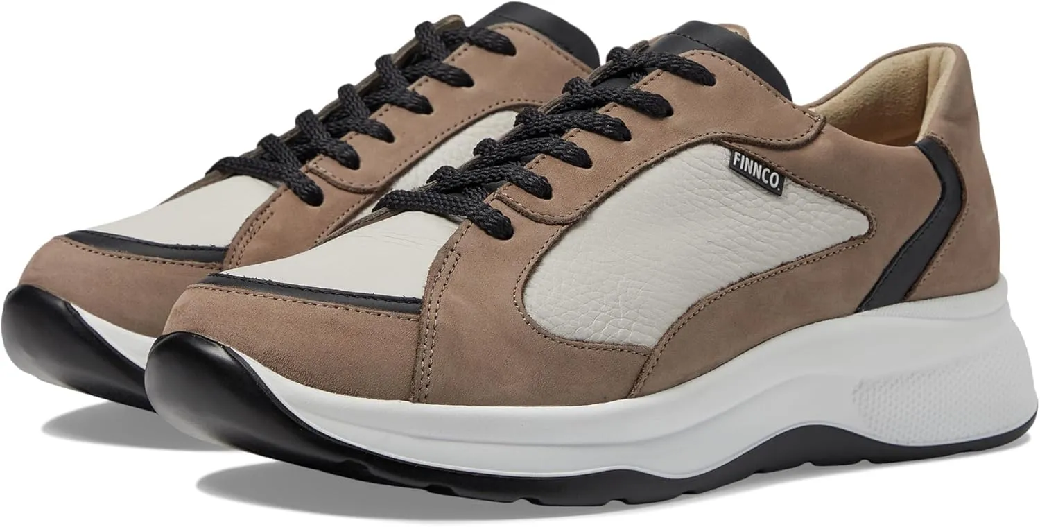 Finn Comfort Piccadilly Gravel/Schwarz/Beige Nubuk/Nuri/Hillcrest UK 8 (US Women's 10.5) Medium