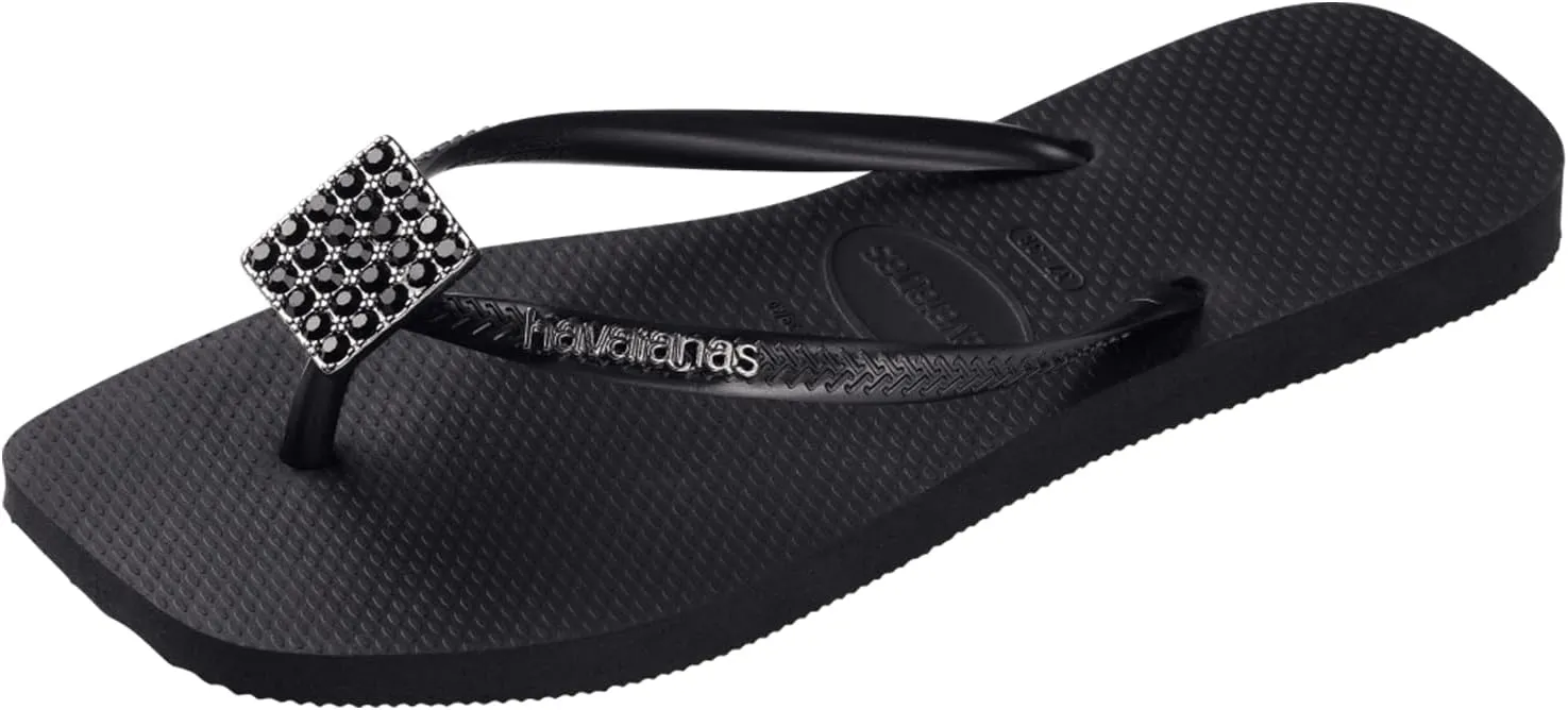 Havaianas for Women - Slim Square Crystal Elegance Flip Flop
