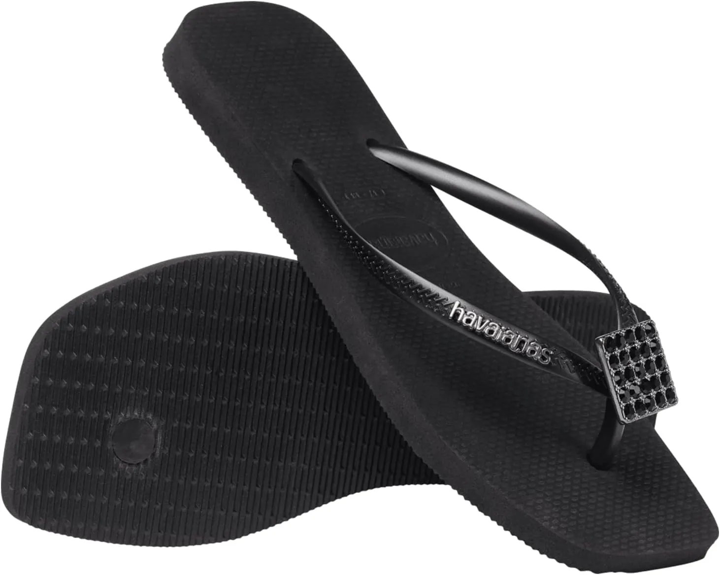 Havaianas for Women - Slim Square Crystal Elegance Flip Flop
