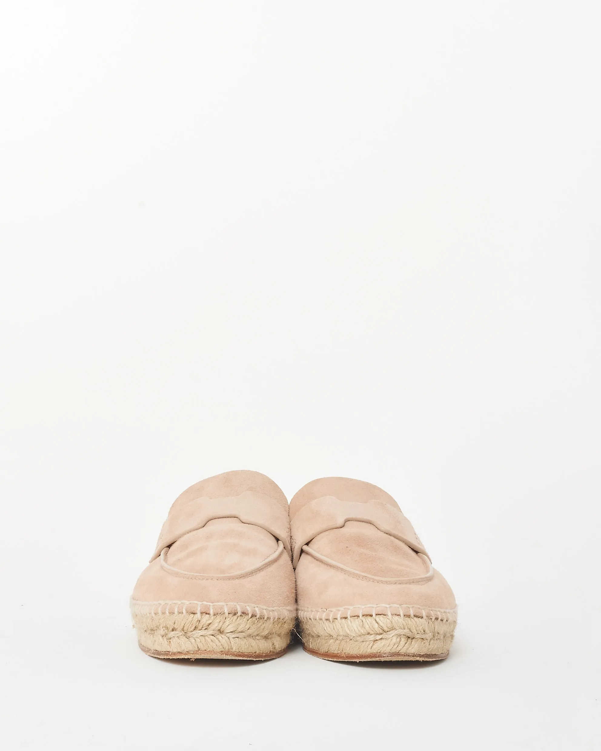Hermès Beige Suede Tip Espadrilles - 38