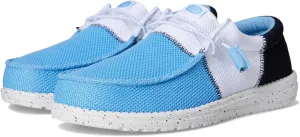 Hey Dude Men Wally Tri Varsity Mesh Sky Blue/White 8 Medium