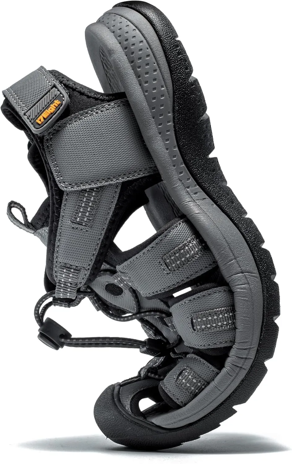 i78 Mens Athletic Hiking Sandals Closed Toe Outdoor Sport Sandals for Trail Beach Walking Waterproof Lightweight Casual