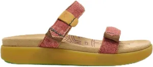 Kae Linen - Flat Sandals for Women - Comfortable & Durable Leather and Linen Sandals