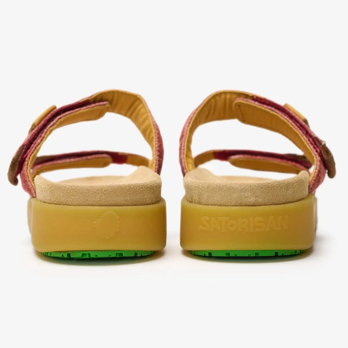 Kae Linen - Flat Sandals for Women - Comfortable & Durable Leather and Linen Sandals
