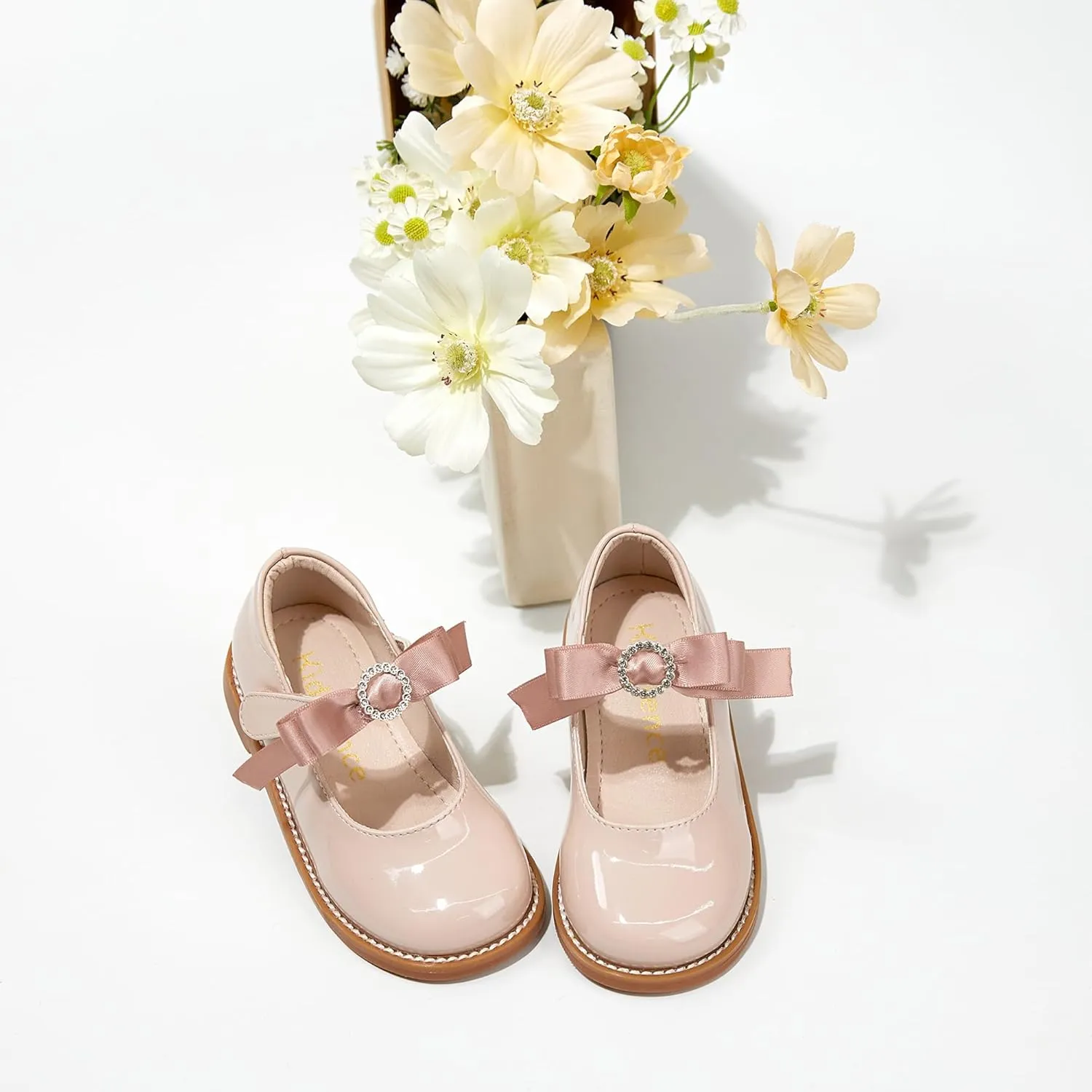 Kiderence Toddler Little Girl Mary Jane Dress Shoes School Oxford for Girls Flats