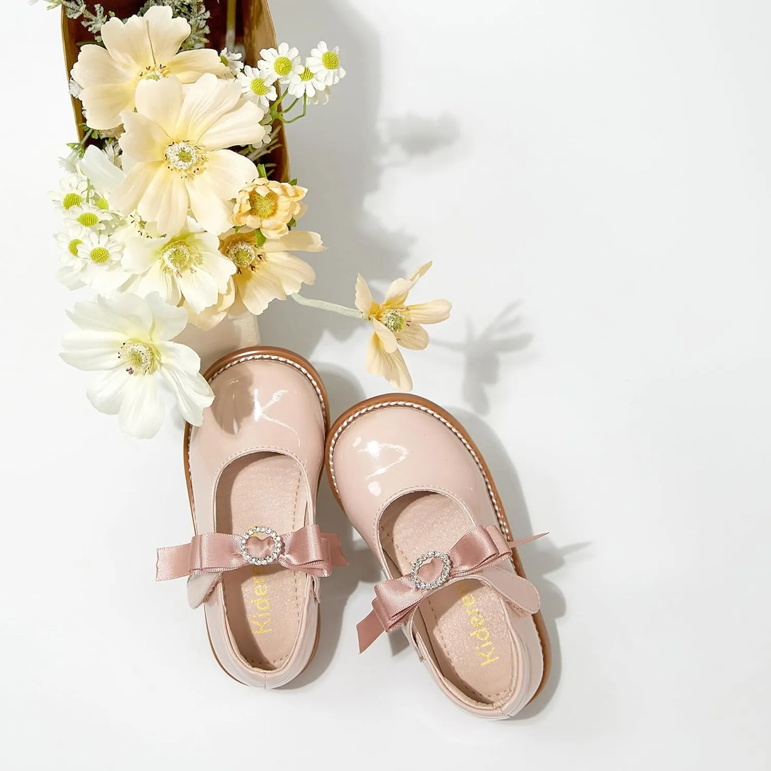 Kiderence Toddler Little Girl Mary Jane Dress Shoes School Oxford for Girls Flats