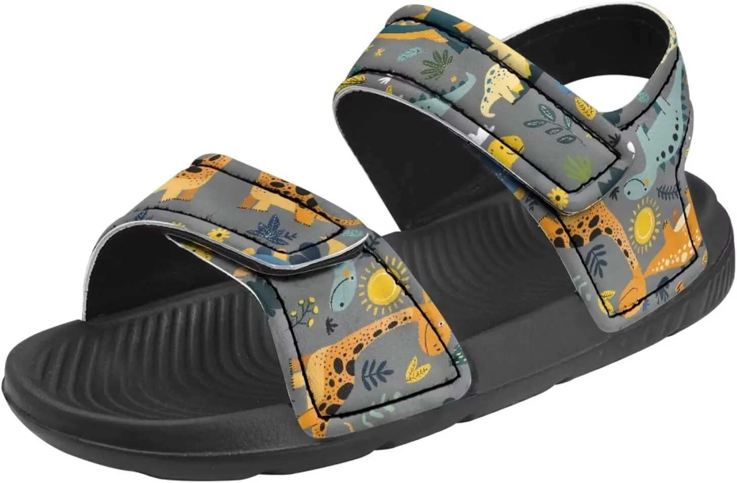 Kids Sandals Summer Non-slip Open Toe Slippers Double Buckle Toddler Two Strapped Teens Casual Athletic Summer Shoe