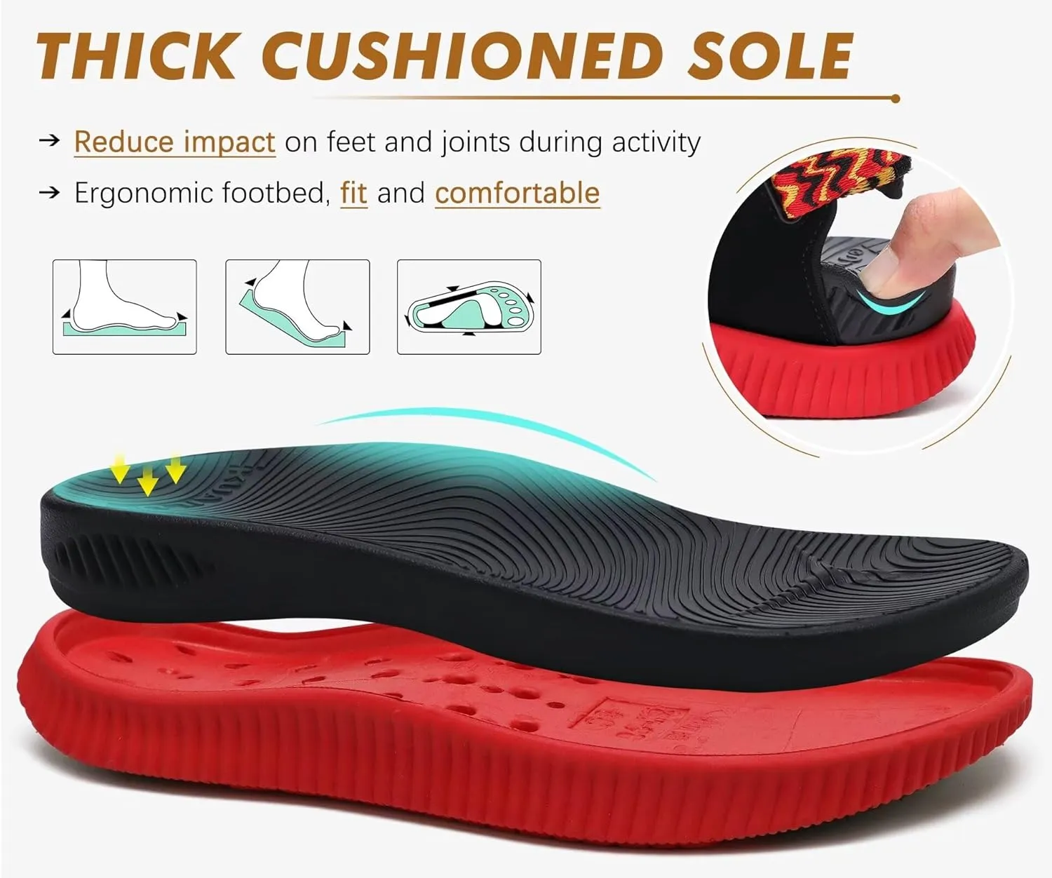 KuaiLu Womens Orthopedic Walking Sandals Recovery Sport Outdoor Hiking Water Sandles Thick Athletic Cushion Adjustable Leather Strap Sandals with Comfortable Plantar Fasciitis Arch Support