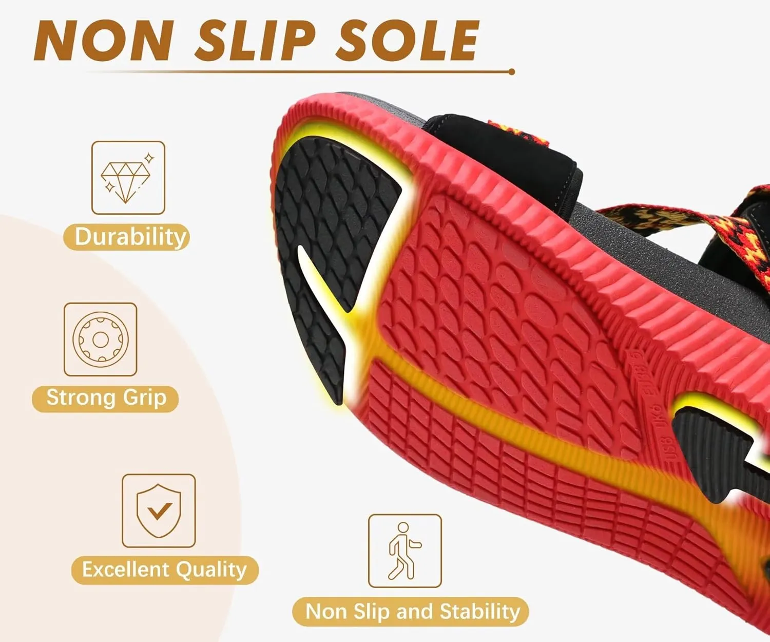 KuaiLu Womens Orthopedic Walking Sandals Recovery Sport Outdoor Hiking Water Sandles Thick Athletic Cushion Adjustable Leather Strap Sandals with Comfortable Plantar Fasciitis Arch Support