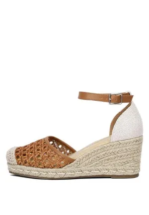 Mason Pin Buckle Wedge Heel Espradilles