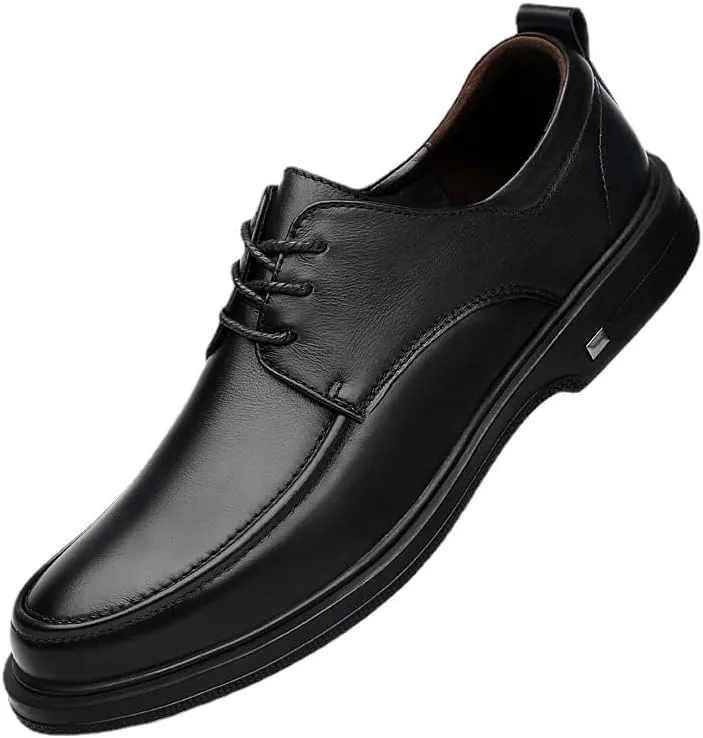 Men's Business Casual Loafers Patent Leather Formal Oxford Lace-Up Dress Shoes Breathable Leather Wingtip Brogue Tuxedo