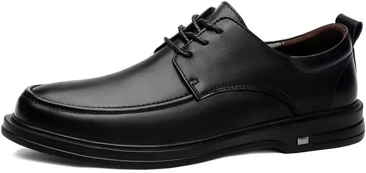 Men's Business Casual Loafers Patent Leather Formal Oxford Lace-Up Dress Shoes Breathable Leather Wingtip Brogue Tuxedo