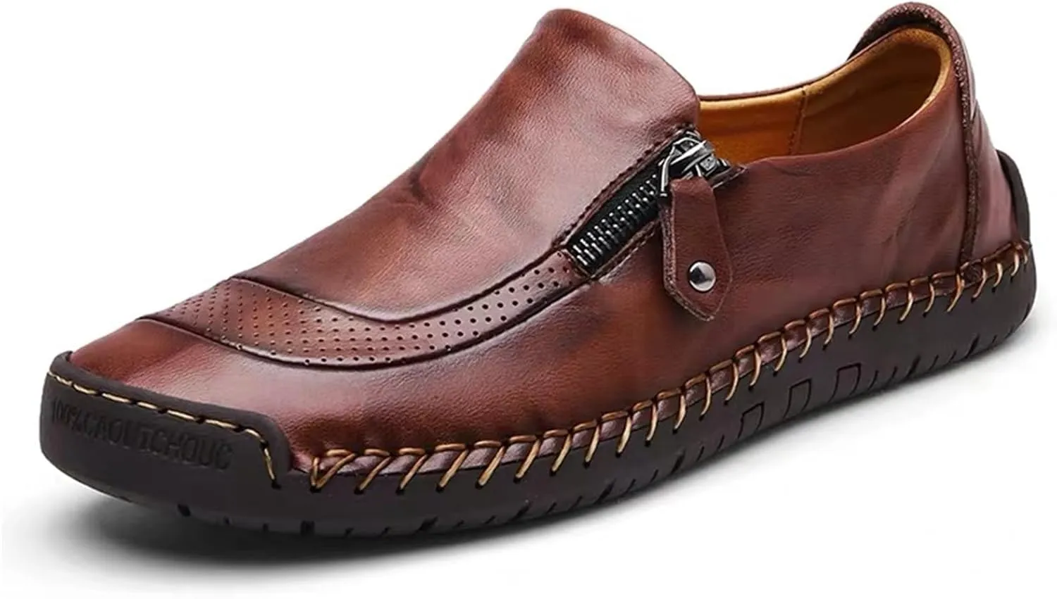 Men’s Casual Leather Fashion Slip-on Loafers Shoes Men's Casual Shoes Men's Driving Shoes