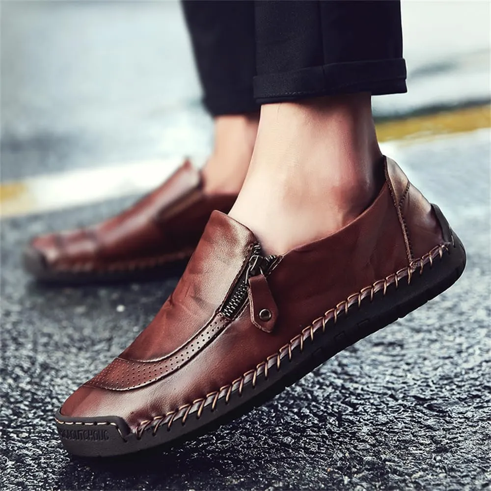 Men’s Casual Leather Fashion Slip-on Loafers Shoes Men's Casual Shoes Men's Driving Shoes