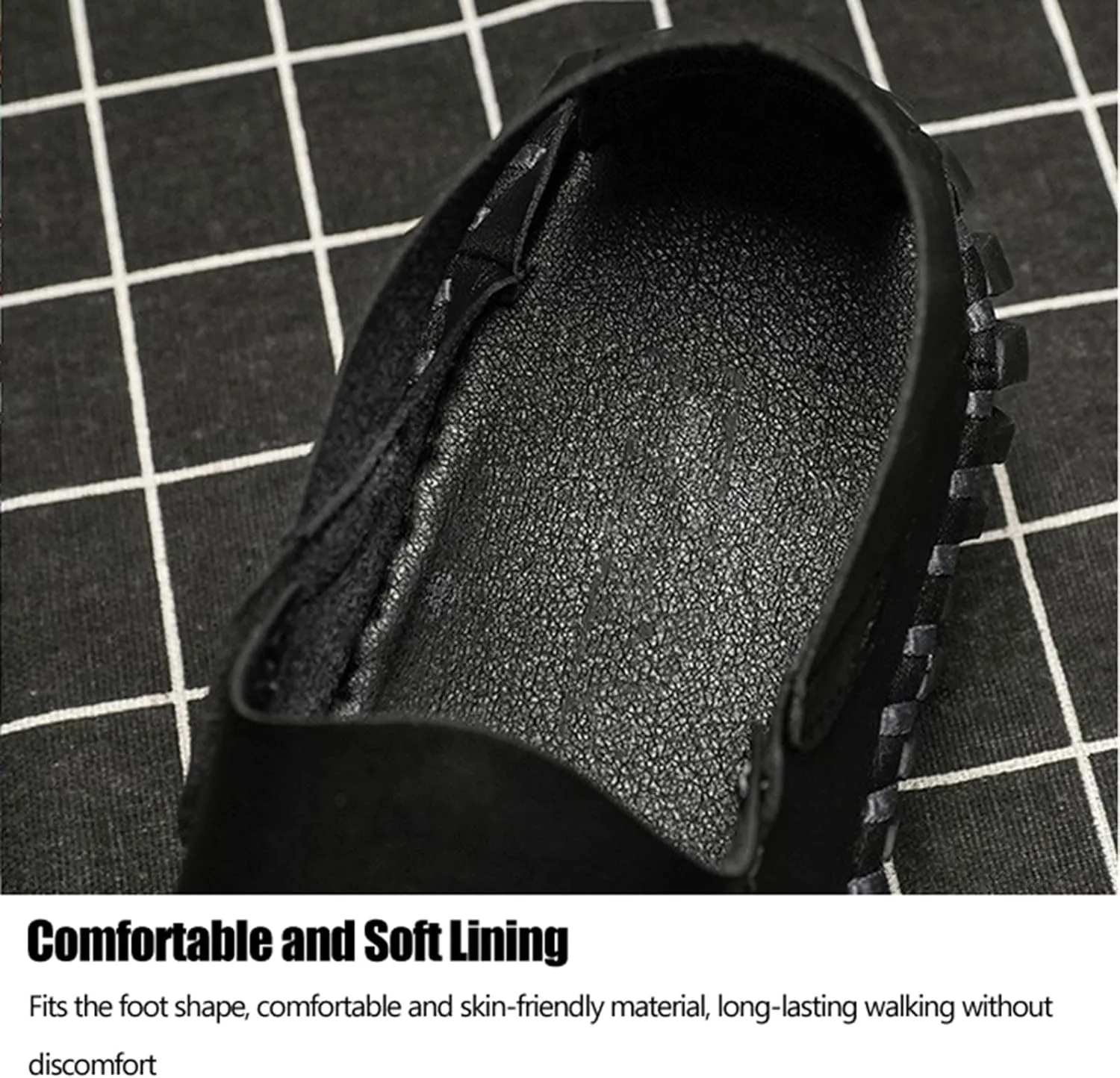 Men's Closed Toe Leather Handmade Sandals,Outdoor Hiking Sandals Closed Toe Leather Athletic Lightweight Trail Walking Casual Sandals Water Shoes Fisherman Beach Shoes