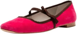 miss left Women Lovely Single Elastic Strap Flat Mary Janes Square Toe Comfortable Office Party Dress Shoes Size 4-16 US