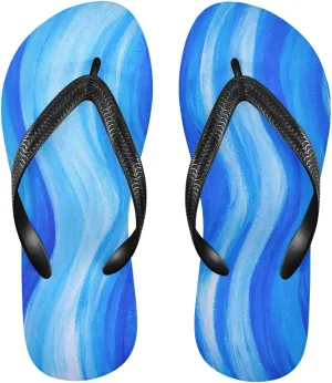 MNSRUU EVA Rubber Flip Flops for Men & Women,Unisex Sandals Soft Cushion Footbed Comfort flip-flops