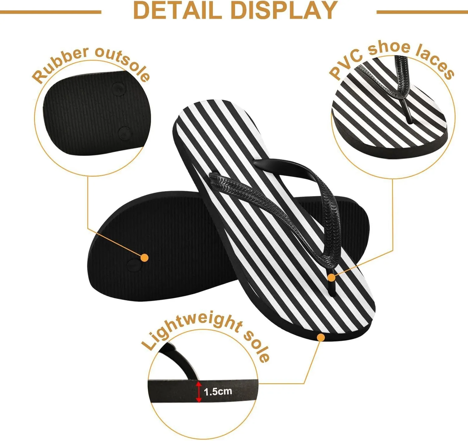 MNSRUU EVA Rubber Flip Flops for Men & Women,Unisex Sandals Soft Cushion Footbed Comfort flip-flops