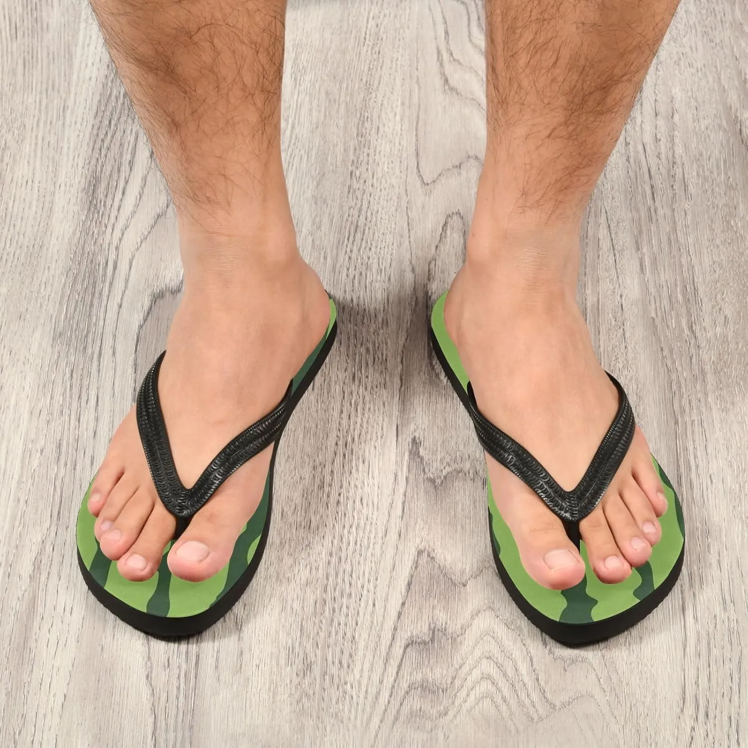 MNSRUU EVA Rubber Flip Flops for Men & Women,Unisex Sandals Soft Cushion Footbed Comfort flip-flops