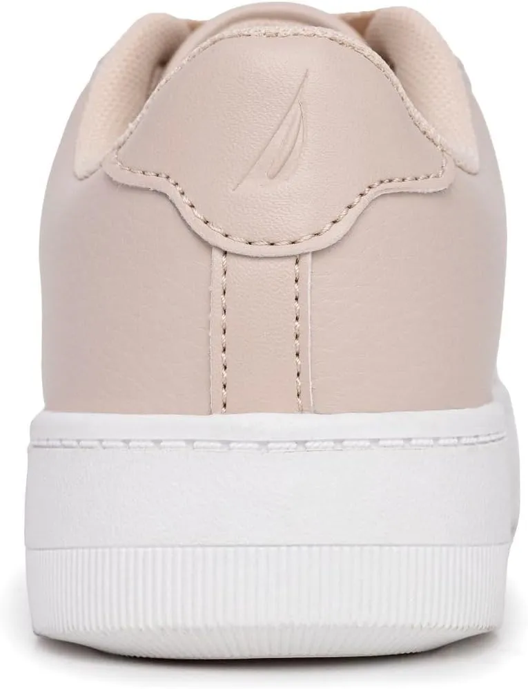 Nautica Girls Fashion Shoe - Lace-Up Low-Top Tennis Sneakers for Big Kids, Little Kids & Toddlers (Regular Heel/Platform Sole)