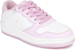 Nautica Girls Fashion Shoe - Lace-Up Low-Top Tennis Sneakers for Big Kids, Little Kids & Toddlers (Regular Heel/Platform Sole)