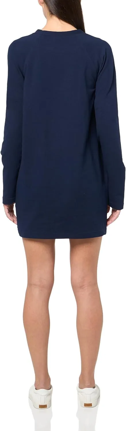 Norma Kamali Women's Oversized Raglan Sleeve Mini Dress